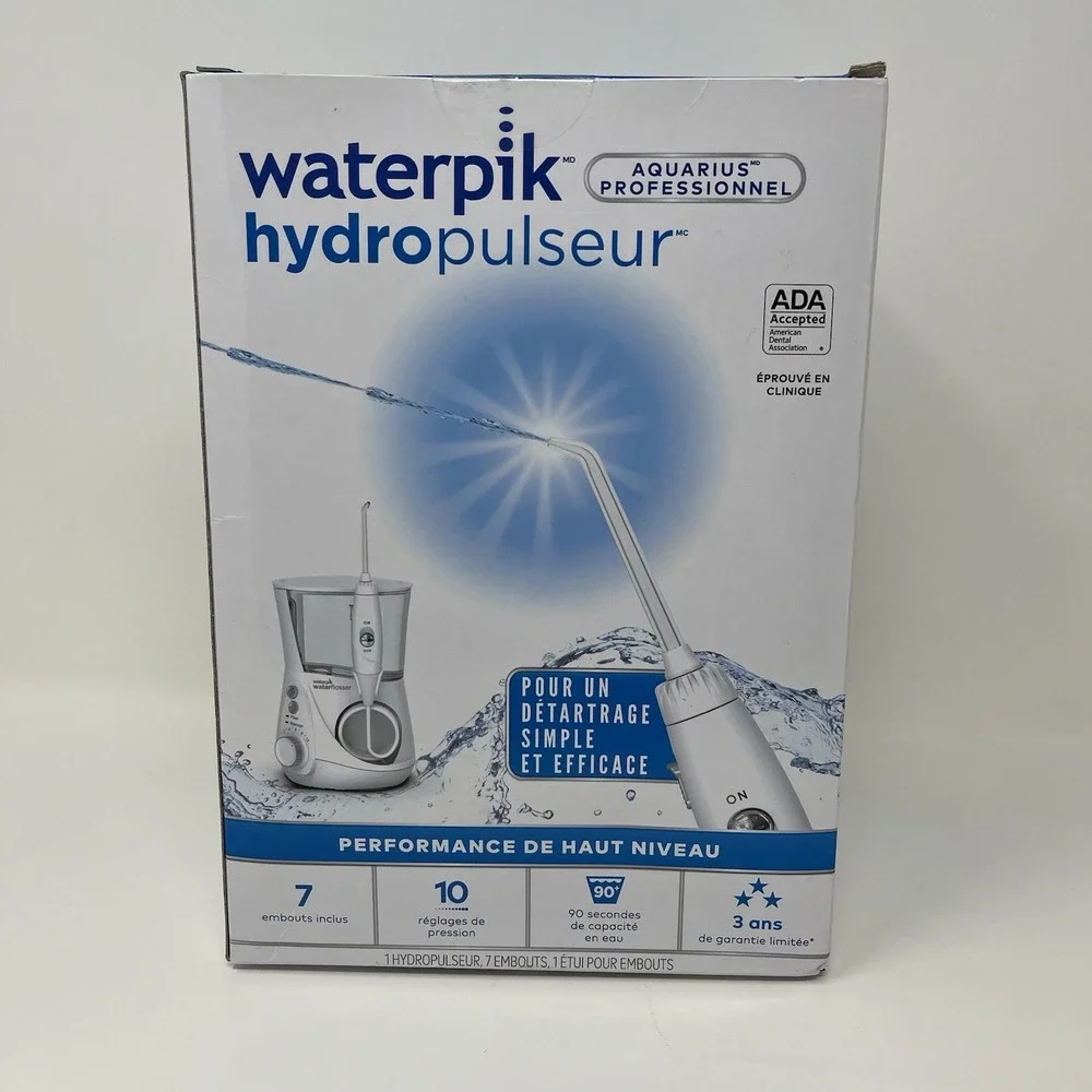 Waterpik Aquarius Professional Water Flosser WP-670C White Dental Oral Care NIB